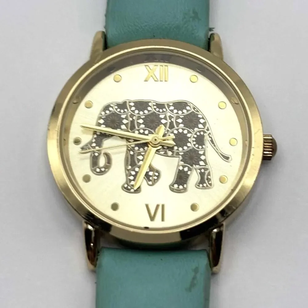 Turquoise Elephant Watch